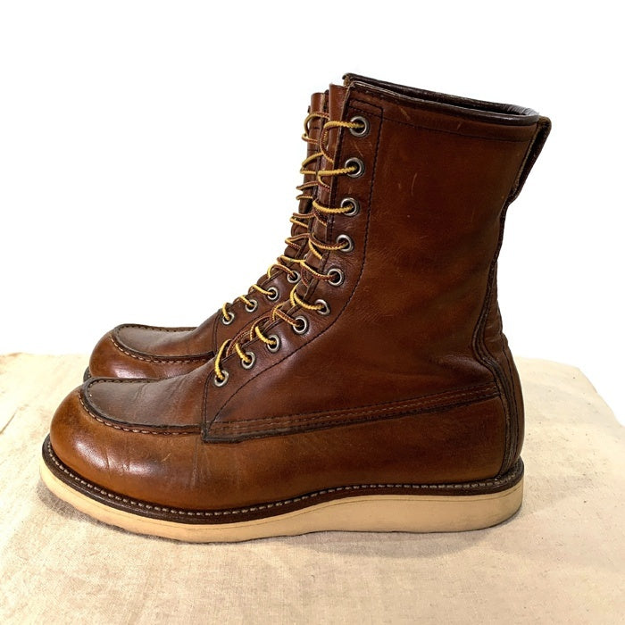 RED WING レッドウィング 8887 10ホール ワークブーツ 紺タグ復刻 ビブラムソール交換 Size 8D (26cm) 福生店