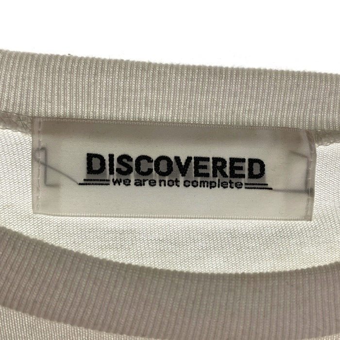 DISCOVERED ディスカバード SWITCH SLEEVE CUTSEWN ロンT ロングスリーブ 長袖 Tシャツ ホワイト オリーブ DC-AW25-CU-18 Size 2 福生店