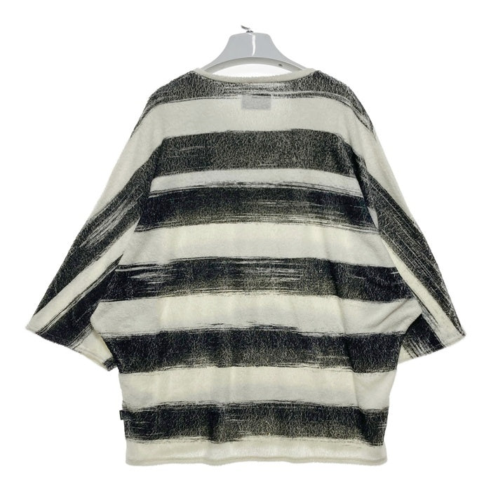 glamb グラム Simons border CS シモンズボーダーカットソー パイル地 ホワイト ブラック GB17SM/CS20 Size 4 瑞穂店