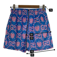 BRAVEST STUDIOS GG Shorts メッシュ ショーツ ハーフ パンツ ブルー ピンク Size L 福生店