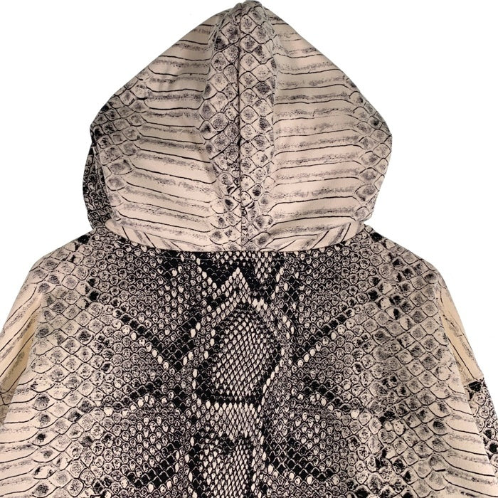 Carhartt WIP カーハート ワークインプログレス Hooded Snake AOP Sweatshirt スネークプリント プルオーバースウェットパーカー フーディー ホワイト ブラック Size M 福生店