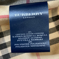 BURBERRY バーバリー イングランド製 裏地ノバチェック ステンカラーコート ベージュ size46 瑞穂店