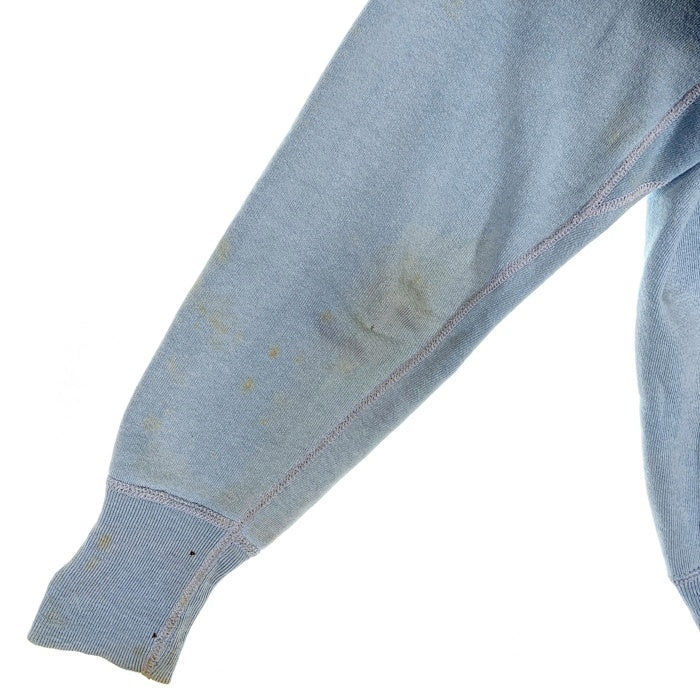 60's CALIFORNIA カリフォルニア カレッジプリント ラグランスリーブ スウェットトレーナー ライトブルー Size M 相当 福生店