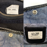 Schott ショット 裏地キルティング Pコート トートバッグ ネイビー size- 瑞穂店