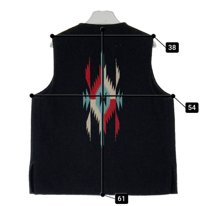 Indian Motorcycle インディアンモーターサイクル IM12315 CHIMAYO VEST チマヨベスト ブラック size40 瑞穂店