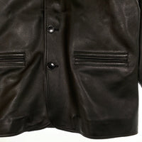 BEAMS ビームス シープスキン カーコート レザージャケット ブラック 11-18-6163-202 Size S 福生店