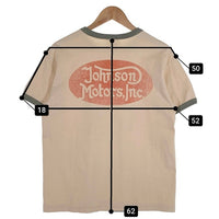 TOYS McCOY トイズマッコイ ジョンソンモータース ウッディウッドペッカー リンガーTシャツ ベージュ Size L 福生店