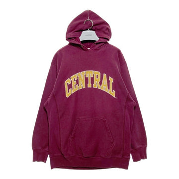 STEVE BARRY'S スティーブアンドバリーズ カレッジロゴ CENTRAL スウェット プルオーバーパーカー ボルドー sizeL 瑞穂店