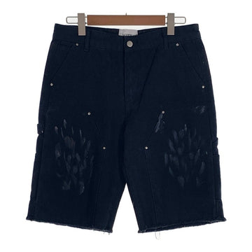 CITY OF THE LABEL ダック地 ダブルニー ペインターショーツ ショートパンツ ブラック Size 32 福生店