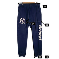 F.C.Real Bristol エフシーレアルブリストル 21AW MLB TOUR TEAM SWEAT PANTS スウェットパンツ ヤンキース ネイビー FCRB-212025 Size L 福生店