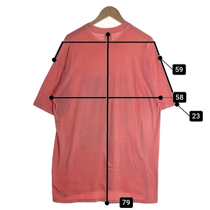 90`s OCEAN PACIFIC OP オーシャンパシフィック ON The WALL Vertical プリントTシャツ ピンク Size XL 相当 福生店
