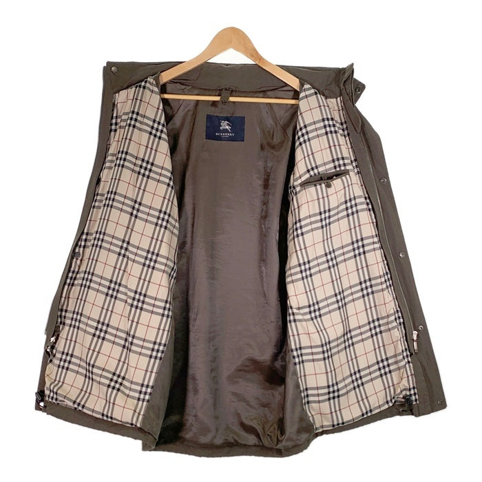 BURBERRY LONDON バーバリーロンドン コットン ポリエステル ハーフコート カーキ キルティングライナー付 BBN05-116-76 Size LL 福生店