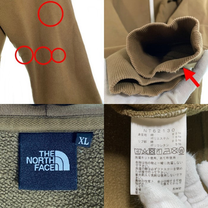 THE NORTH FACE ザ ノースフェイス REARVIEW FULL ZIP HOODIE フルジップ フーディー パーカー ベージュ NT62130 Size XL 福生店