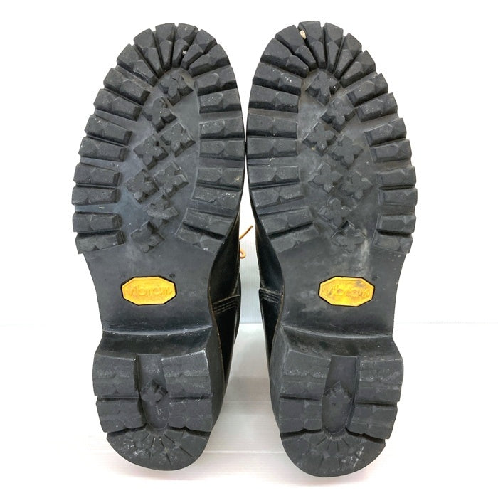 90's~ Work N Sport レザーロガーブーツ ブラック USA製 ビブラムソール Size 26-26.5cm 相当 瑞穂店