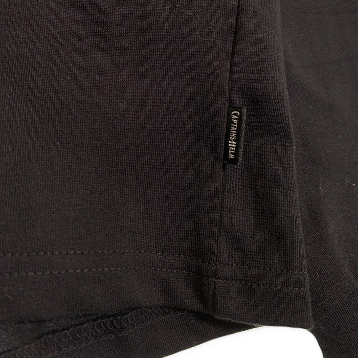 CAPTAINS HELM キャプテンズヘルム NEW STANDARD LOGO L/S TEE ロゴプリント ロングスリーブTシャツ ブラック CH24-SP-T01 Size L 福生店