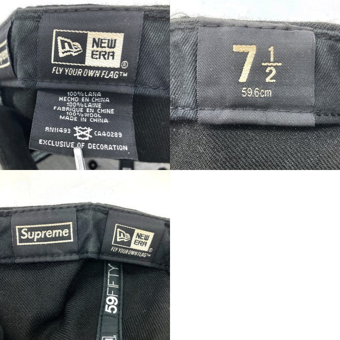 Supreme シュプリーム New Era ニューエラ 12SS SNY Cap キャップ ブラック size7 1/2 瑞穂店