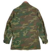 60’s U.S.ARMY 米軍 ジャングルファティーグ ミリタリージャケット リーフカモ リップストップ 68年会計 8415-945-7653 Size S-R 福生店