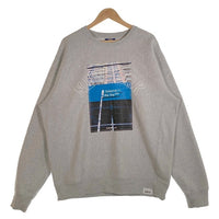 LFYT エルエフワイティー SAMPLES サンプルズ NEW YORK プリント クルーネックスウェットトレーナー ヘザーグレー Size XL 福生店