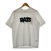 RATS ラッツ 25SS BOX LOGO TEE ボックスロゴ プリントTシャツ ホワイト 25RT-0801 Size M 福生店