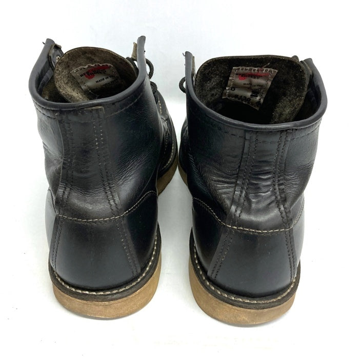 RED WING レッドウィング 8130 11年製 アイリッシュセッター モックトゥ ブーツ ブラック sizeUS8 瑞穂店