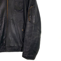 70`s 80`s Pinet Maitre tailleur ピネ メートル タイユール フランス軍 パイロット レザージャケット ブラック Size M相当 福生店
