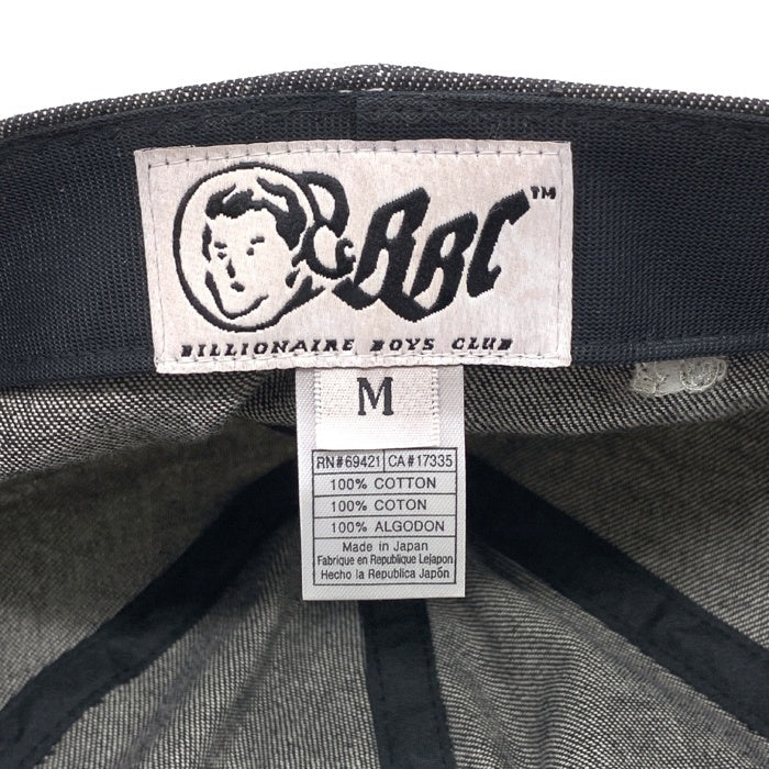 Billionaire Boys Club ビリオネアボーイズクラブクラブ BBC DENIM CAP デニムキャップ ブラック 初期 日本製 Size M 福生店