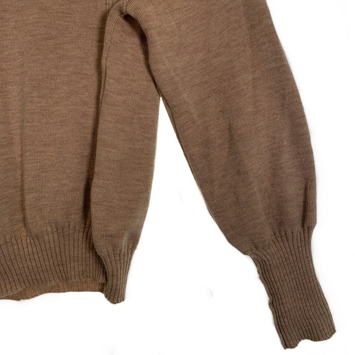Burberrys バーバリー ショルダー エルボーパッチ ウールニットセーター ベージュ イングランド製 Size L 福生店