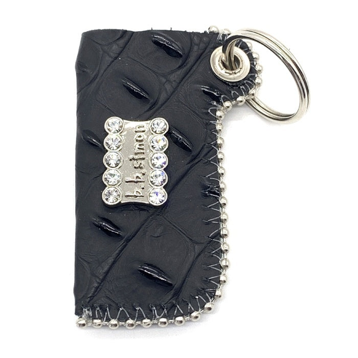 SUPREME シュプリーム 24AW b.b. Simon Leather Lighter Case Keychain ビービーサイモン レザーライターケース キーチェーン ブラック  福生店