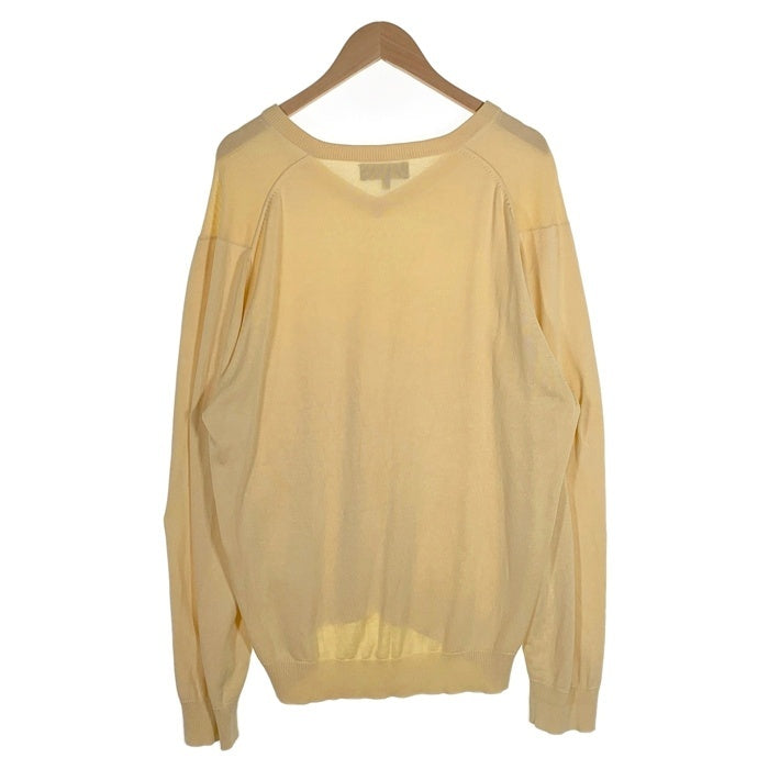 Brooks Brothers ブルックスブラザーズ シルクコットン Vネック ニットセーター イエロー Size L 福生店