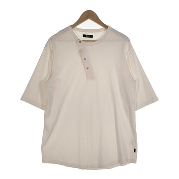 glamb グラム Slash henley neck CS スラッシュヘンリーネック カットソー 半袖 ホワイト GB0221/CS11 Size M 福生店