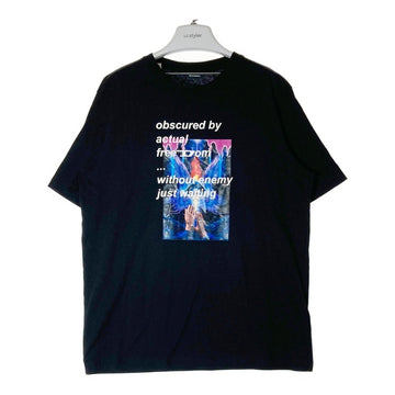 DIESEL ディーゼル A01977 S-ATW00D-GLOVY Ｔシャツ ブラック sizeL 瑞穂店