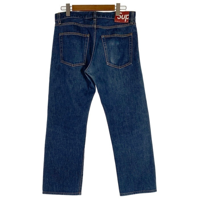 SUPREME シュプリーム SLIM スリムテーパードデニムパンツ インディゴ ボタンフライ 赤耳 Size 34 福生店