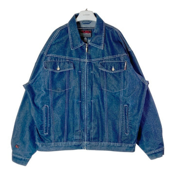 FUBU フブ ジップアップデニムジャケット ブルー sizeXXXL 瑞穂店