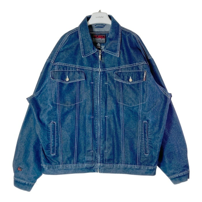 FUBU フブ ジップアップデニムジャケット ブルー sizeXXXL 瑞穂店