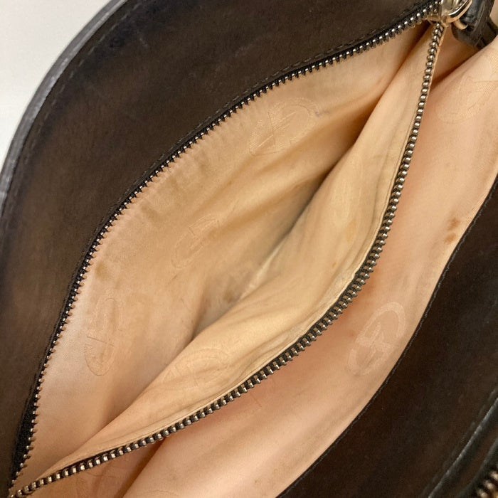 GIORGIO ARMANI ジョルジオアルマーニ レザー トートバッグ ブラック 瑞穂店
