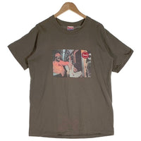 90's FUCT ファクト 初期 星条旗タグ 半袖 フォト Tシャツ オリーブ Size L 福生店