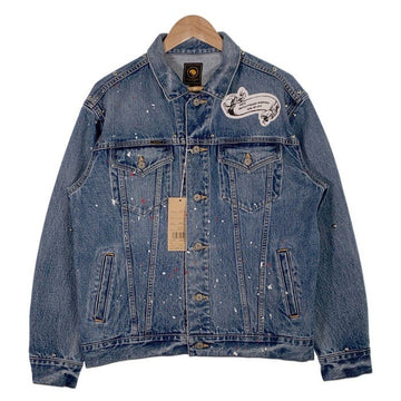 RATS ラッツ 24SS 3RD TYPE PRINT DENIM JACKET サードタイプ プリントデニムジャケット インディゴ Size L 福生店