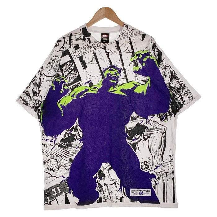 HUF ハフ MARVEL HULK Gamma S/S Tee マーベル ハルク プリントTシャツ ホワイト TS01973 Size XXL 福生店