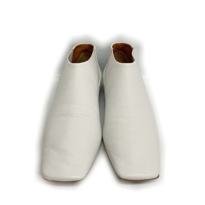 PIPPICHIC ピッピシック スクエアトゥショートブーツ ホワイト size36 瑞穂店