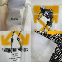 OFF-WHITE オフホワイト 19AW UNDERCOVER アンダーカバー Skeleton Dart S/S T-Shirt スケルトン プリントTシャツ ホワイト OMAA061G19877010 Size XL 福生店