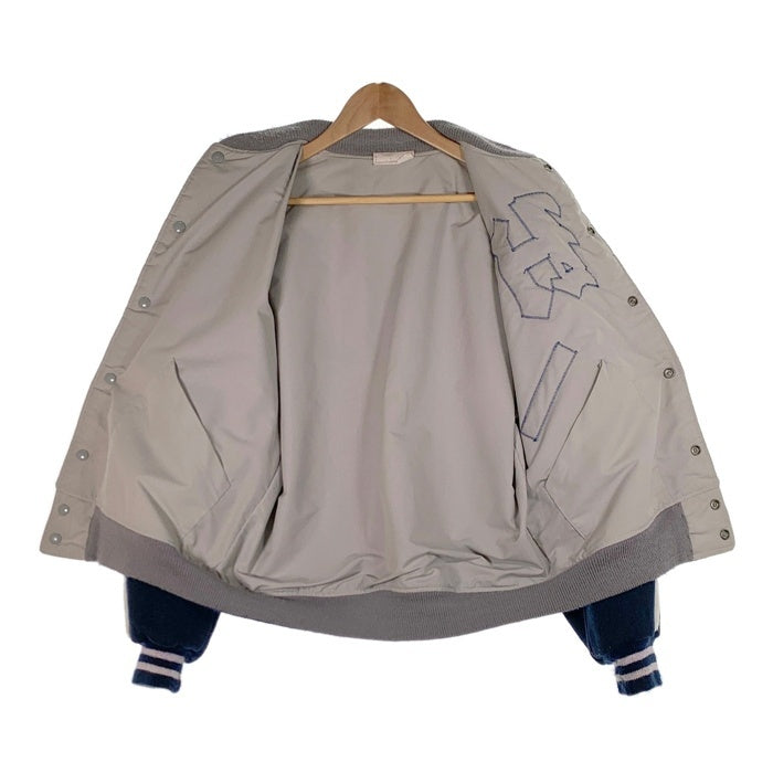80`s BUTWIN バトウィン USA製 ウール スタジアムジャケット スタジャン ネイビー Size 42 福生店
