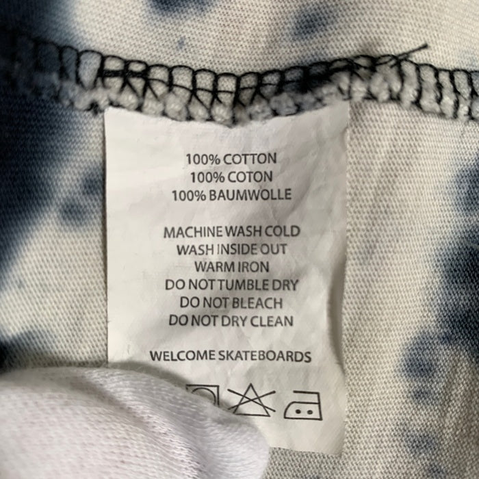 Welcome Skateboards Inkblots Black & Bone Tie Dye Long Sleeve T-Shirts ロンT ロングスリーブ 長袖 Tシャツ タイダイ  Size L 福生店