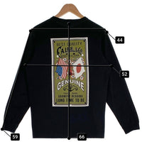 CALEE キャリー コットン ロンT ロングスリーブ 長袖 Tシャツ ブラック Size M 福生店