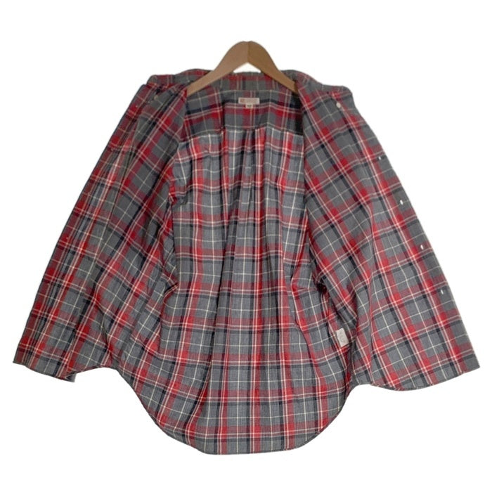 SUGAR CANE シュガーケーン 砂糖黍 シアサッカー チェック 半袖 ワークシャツ ホワイト SC31658 Size M 福生店