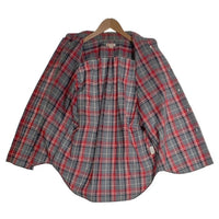 SUGAR CANE シュガーケーン 砂糖黍 シアサッカー チェック 半袖 ワークシャツ ホワイト SC31658 Size M 福生店