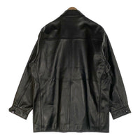 BEAMS ビームス シープスキン カーコート レザージャケット ブラック 11-18-6163-202 Size S 福生店