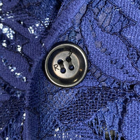 Needles ニードルズ 23SS CABANA SHIRT FLOWER 花柄レース 半袖シャツ ブルー MR252 Size XL 福生店