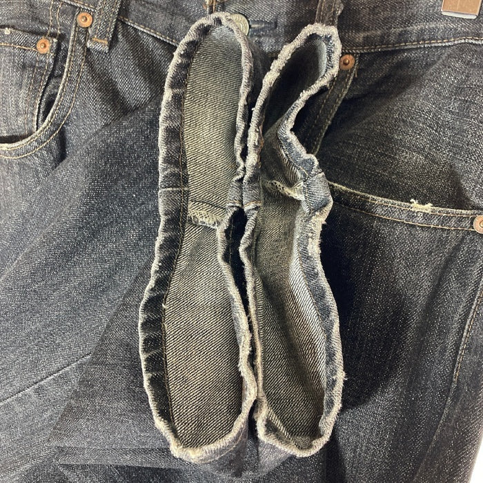 Levi’s リーバイス 569 J38 日本製 ルーズ ワイド デニムパンツ 先染めブラック sizeW34 瑞穂店