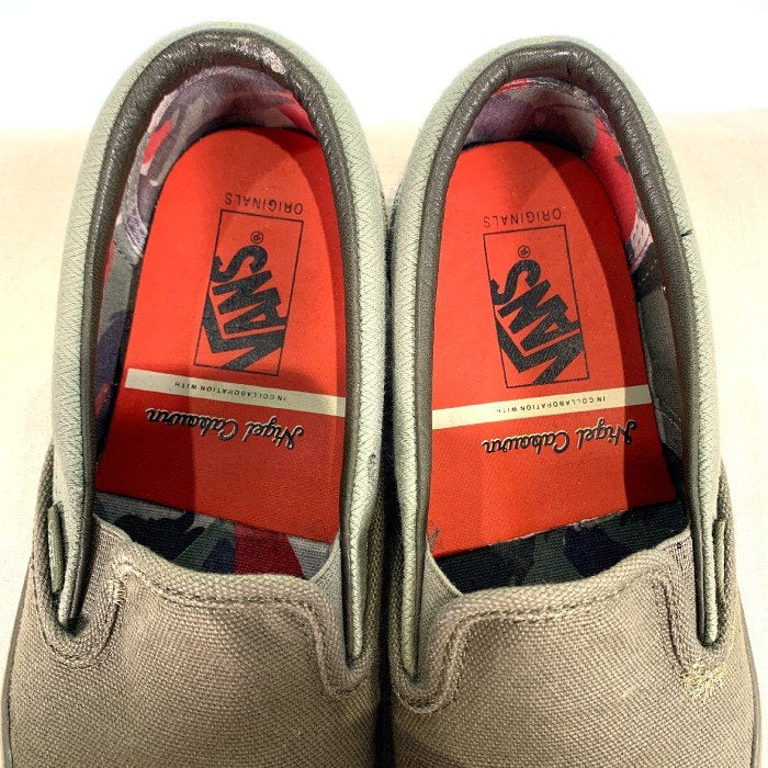 VANS バンズ Nigel Cabourn ナイジェルケーボン SLIP-ON スリッポン スニーカー オリーブ Size 26.5cm 福生店