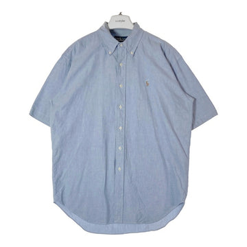 Ralph Lauren ラルフローレン YARMOUTH B.D 半袖シャツ ブルー sizeL 瑞穂店